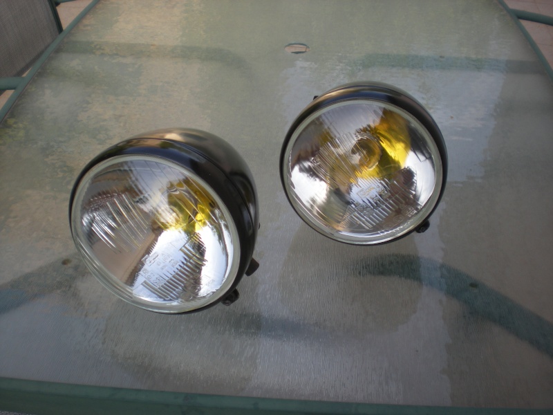 paire de phares traction 190 mm optiques " modernes" . 310