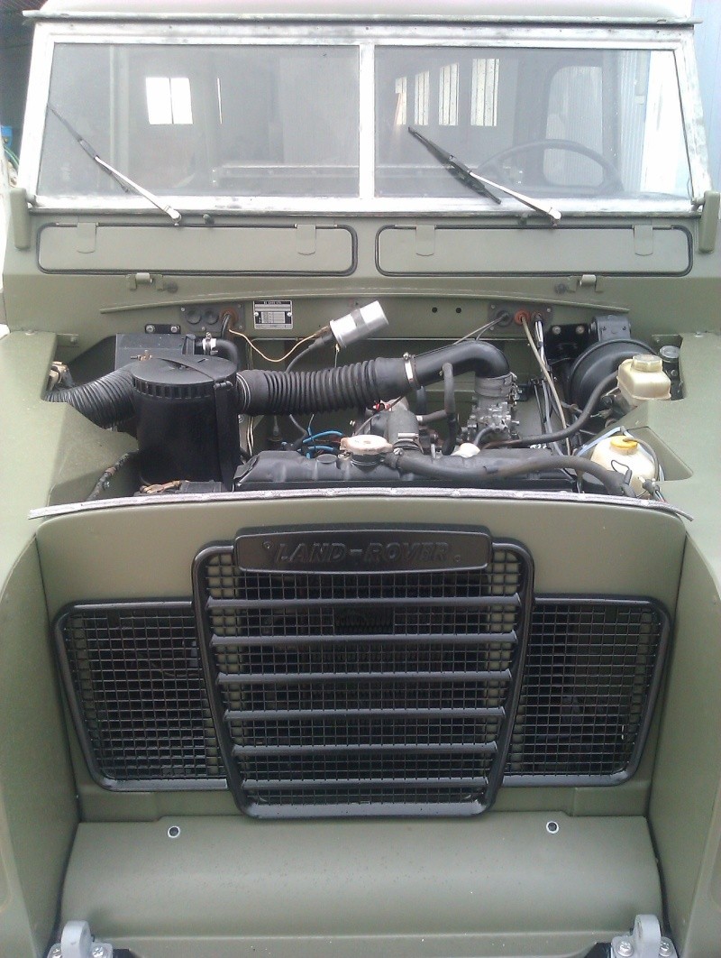 Restauration d'un Land Rover 109 Serie III militaire et début d'un Mercedes 450 SL Imag0526