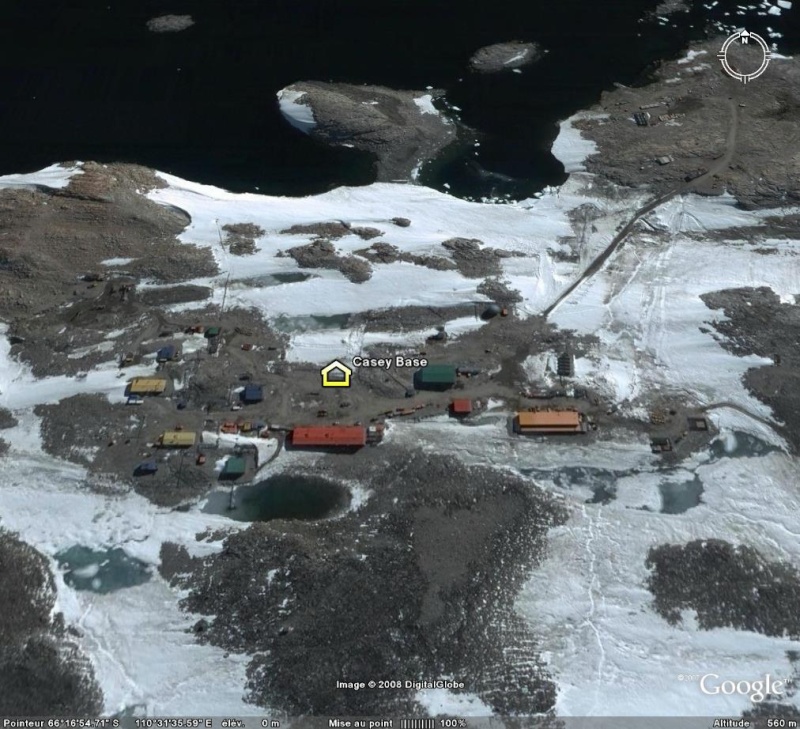 DEFI COLLECTIF : à la recherche des stations scientifiques de l'Antarctique avec Google Earth Casey10