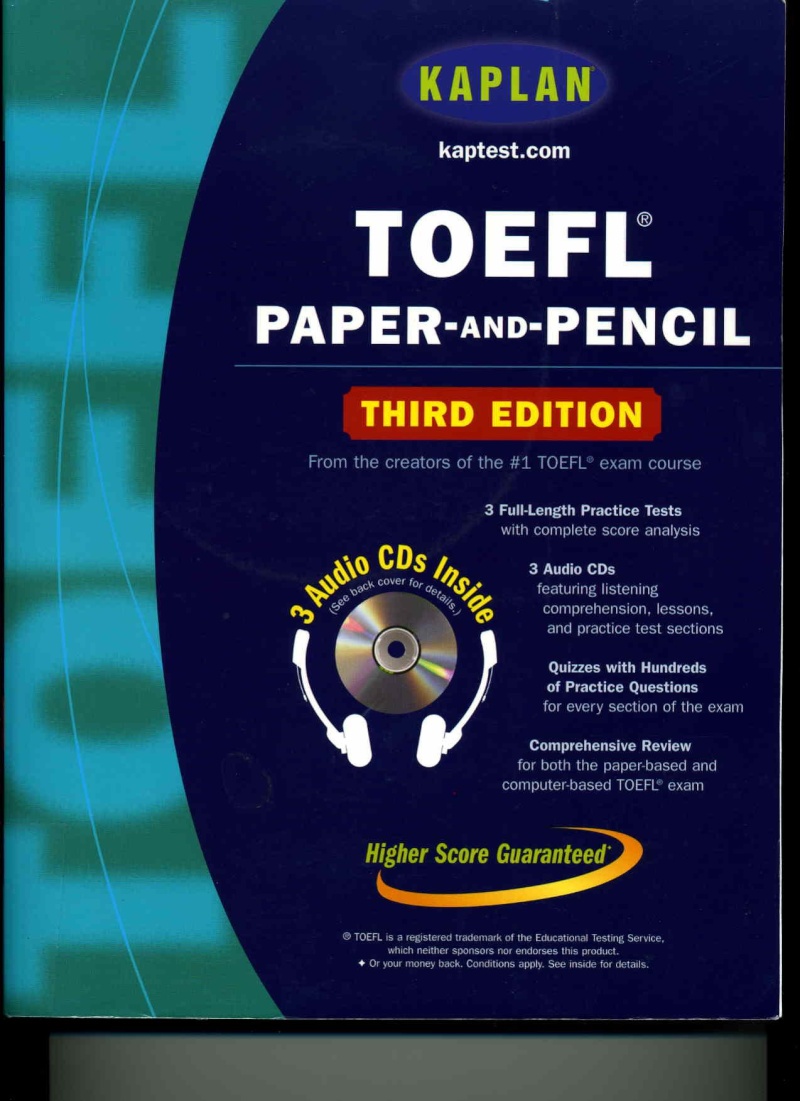 TOEFL- Paper and Pencil Ttt10