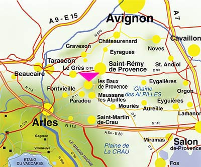 baux de provence carte