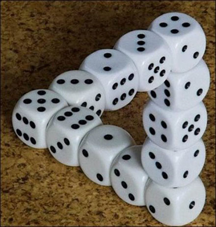 The Human Brain and Illusions - Great Optical Illusions Dices_11