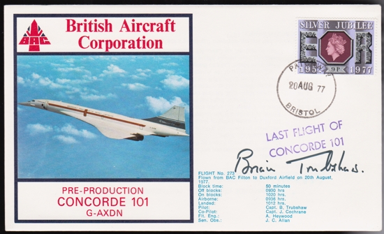 signierte Concorde-Belege Concor10