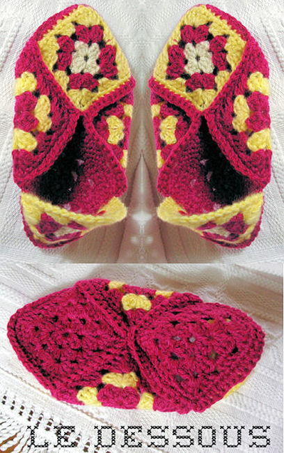 Chaussons au crochet de Géorgie Mes_ch10