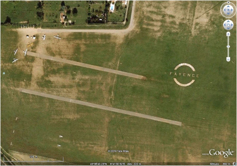 Les planeurs vus dans Google Earth Fayenc10