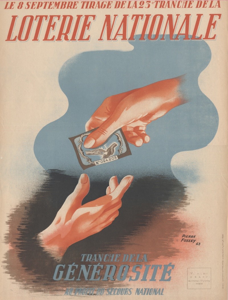 N 1943 AFFICHE LOTERIE NATIONALE 1943_214