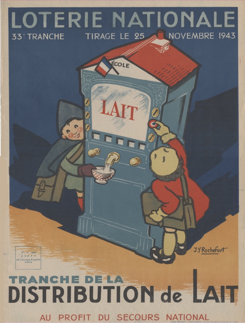 N 1943 AFFICHE LOTERIE NATIONALE 1943_311