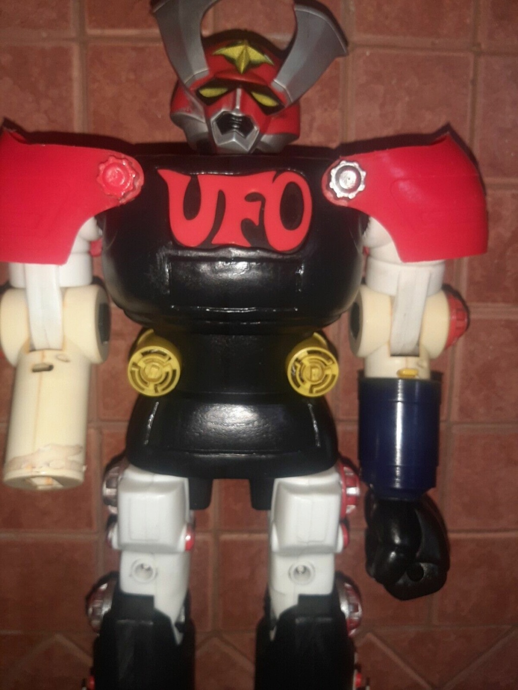ROBOT JUMBO BATTLE FEVER KO UFO BOOTLEG MACHINDER ITALY GUERRIERO DELLO SPAZIO S-l16011