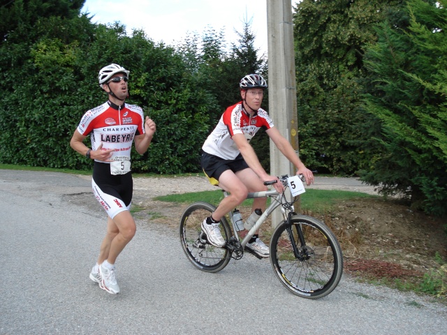 Compte rendu et Rsultats du Run and Bike de Barberier 2008 accueil Photos16