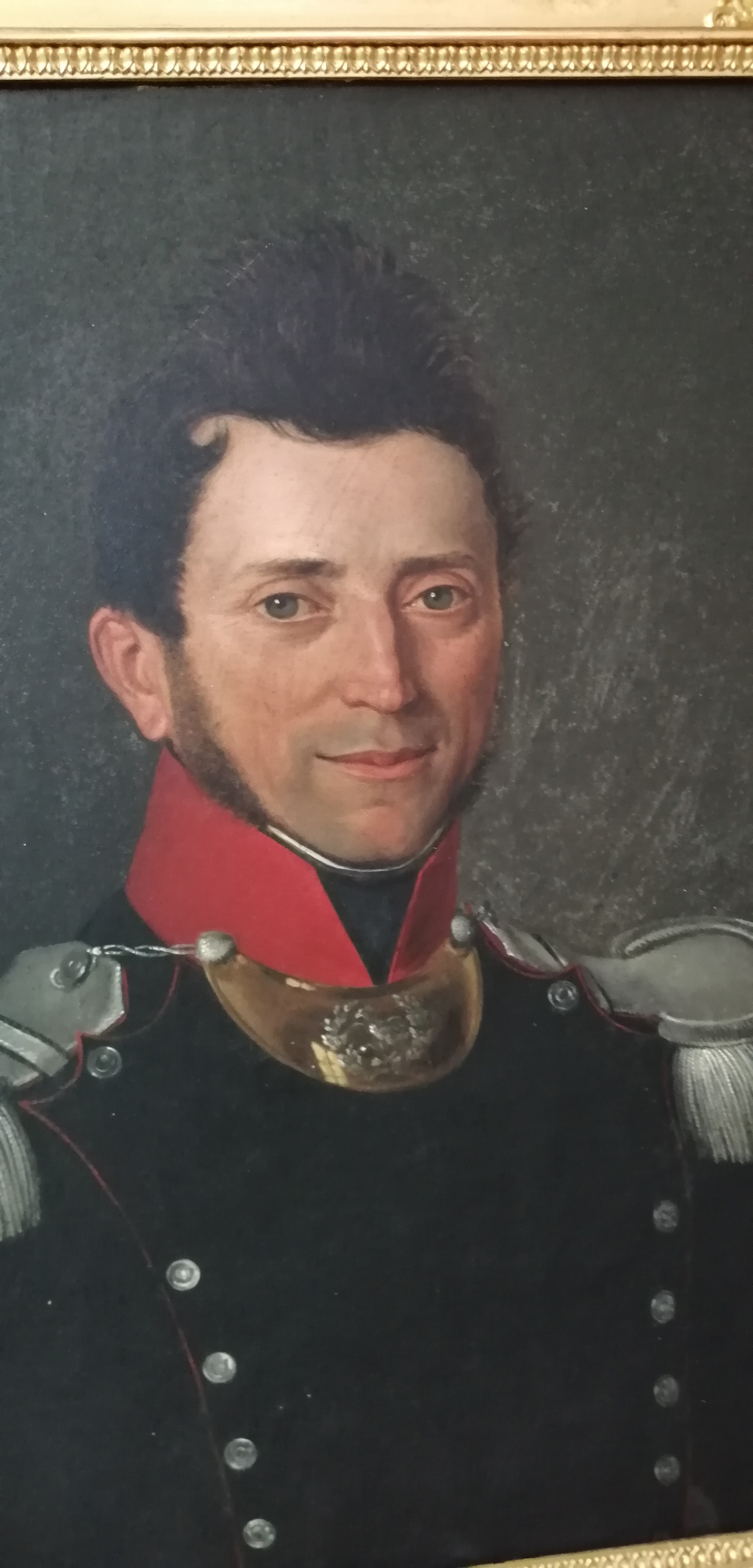 portrait d'un lieutenant-colonel Restauration Img_2047