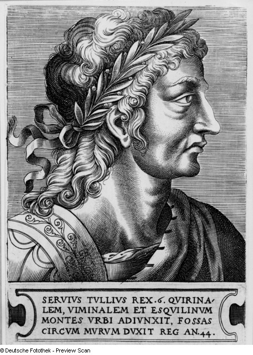 Fondation de Rome : Romulus et les sept Rois De Rome  Serviu10