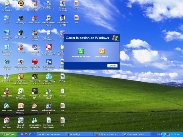 ¿Como usar varias cuentas en una misma PC? (Solo para Windows XP) Pn510
