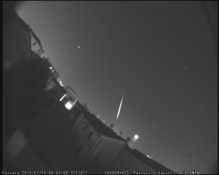 Fireball 2010.07.15 00.03.08 +/- 1 s UT M2010019