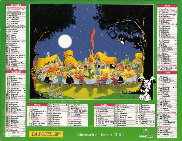 calendriers asterix oberthur 2005_10