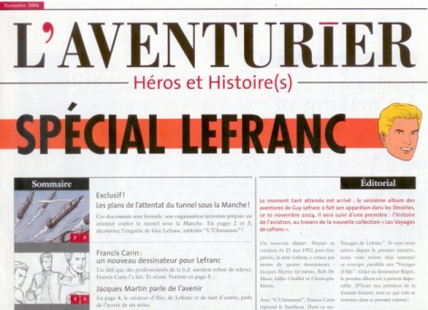 Interview, fanzines et articles divers sur Jacques Martin - Page 3 Titre10