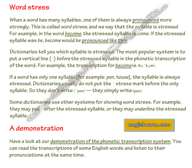 Introduction to phonetic transcription in English 231