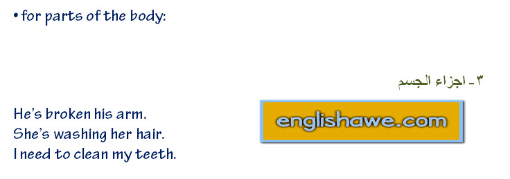 درس صفات الملكية فى اللغة الانجليزية للمبتدئين possessive adjectives in English language 318