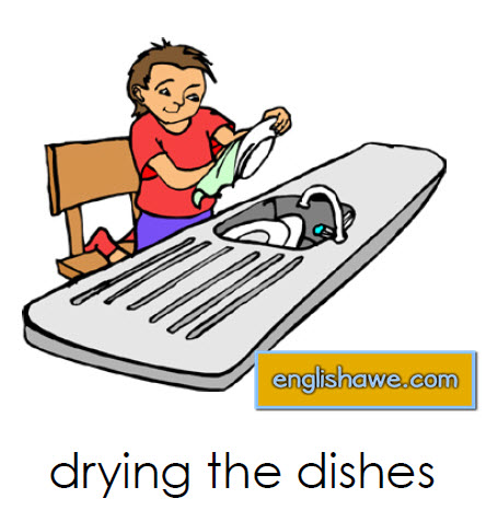 مجموعة كبيرة من البطاقات التعليمية لافعال اللغة الانجليزية مع الصور للاطفال Flash Cards for Children 613