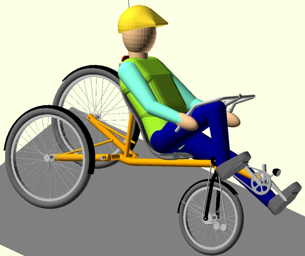 BentSim - BentSim, un simulateur 3D de vélo couché Bentsi11