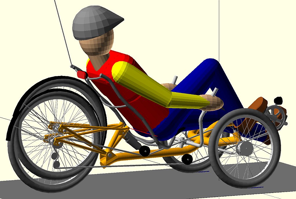 BentSim - BentSim, un simulateur 3D de vélo couché Trike_11