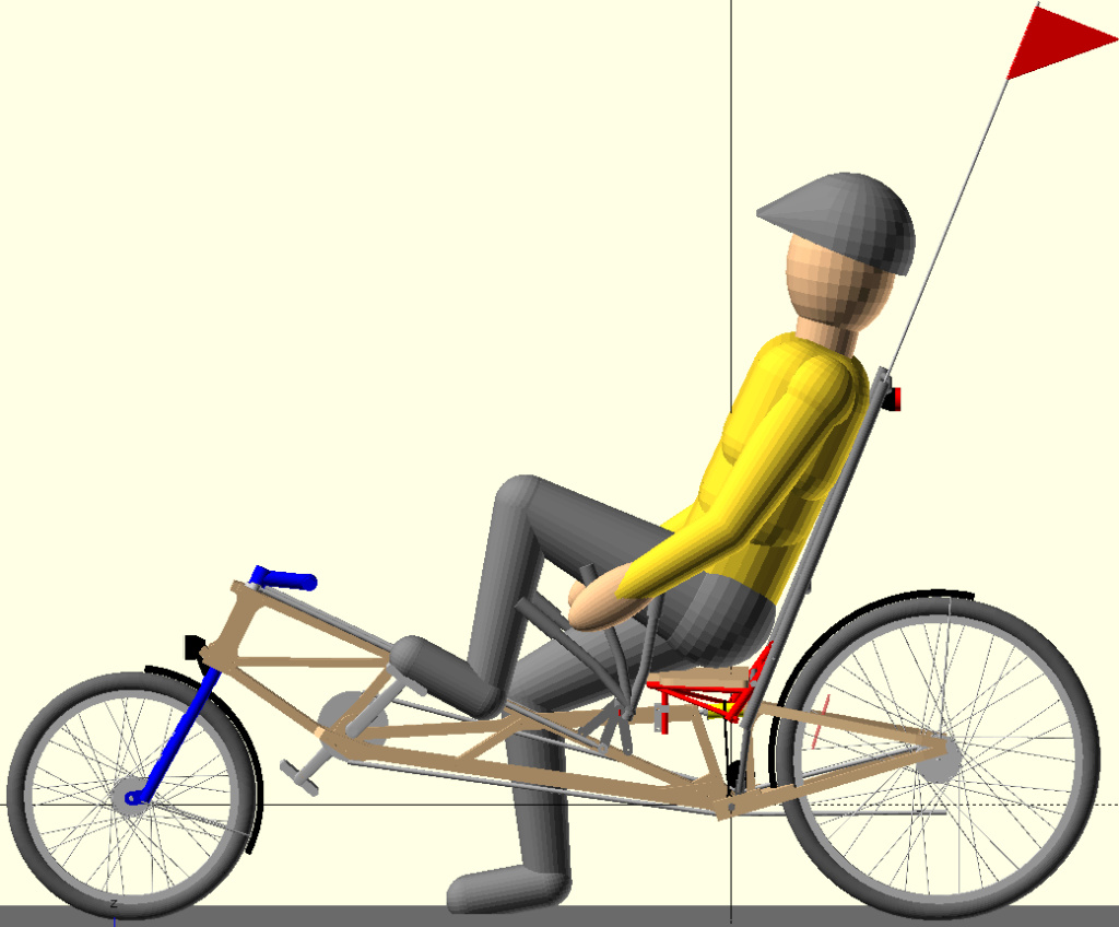 Projet de velo a grand empattement en bois LWB USS le Velassi