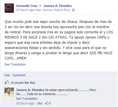  FACEBOOK ZOMBIES COMENTARIOS: Gerardo Cruz sobre reportaje Noticel: "Gobierno dice que dinares son sólo para colección, no inversión" Scre1028