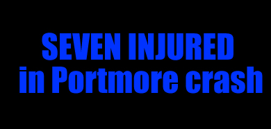 Seven injured in Portmore crash  Main12