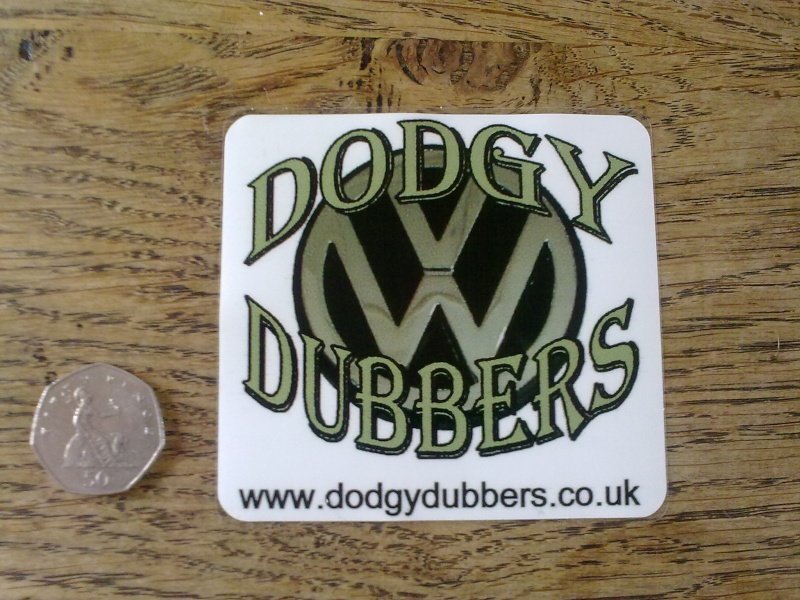 Dodgy Dubbers Stickers  27072011