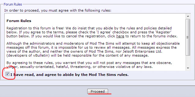 [Fiche] S'inscrire sur Mod The Sims 411