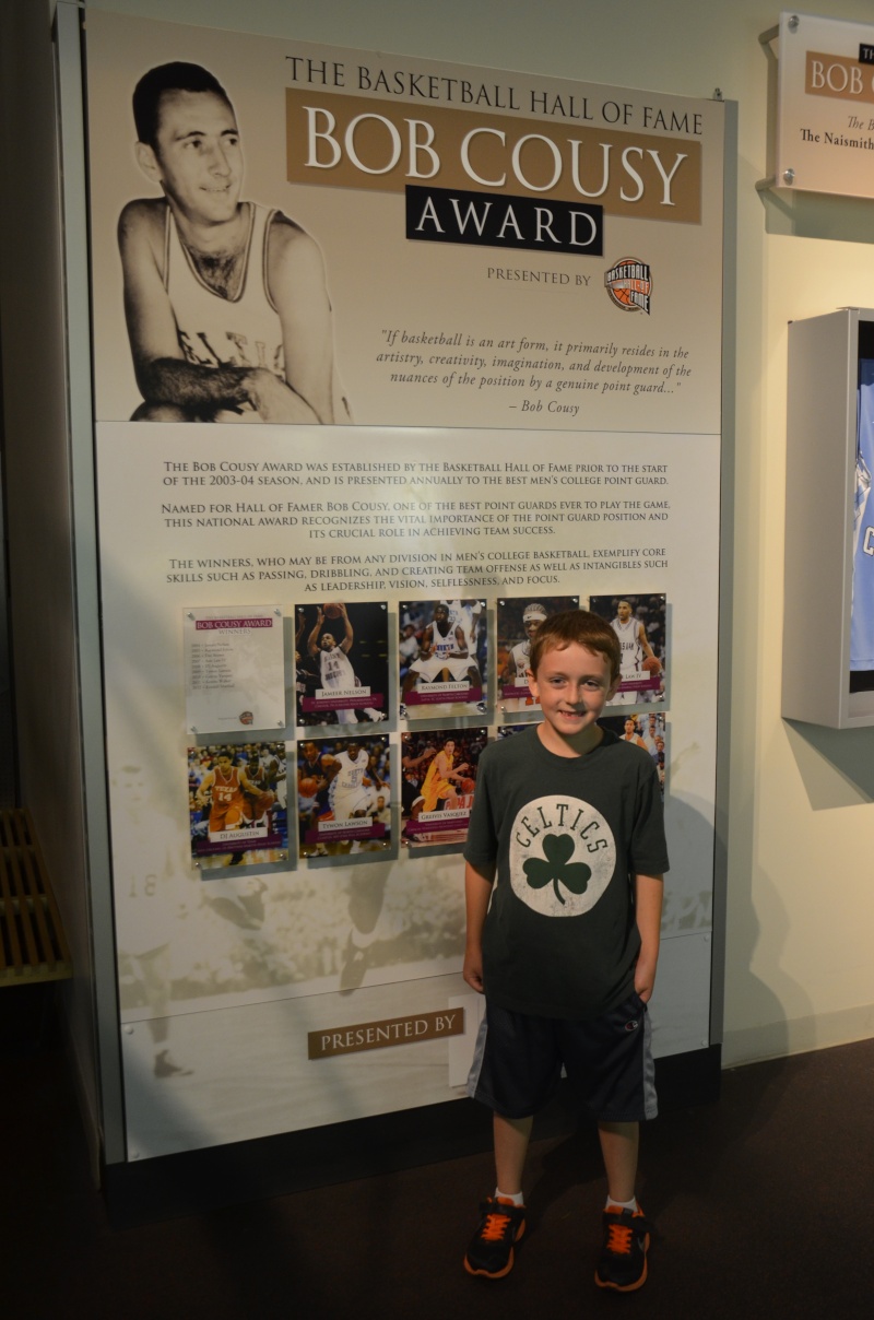 Visit to the Basketball Hall of Fame Cousy_10