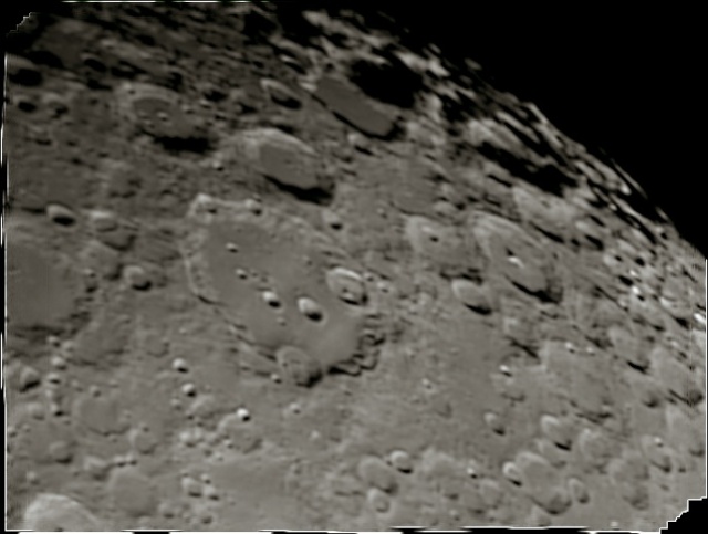 Cratère Clavius différents traitements 11l2-112