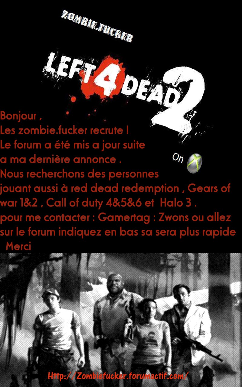 Pub pour la team . Zombie11