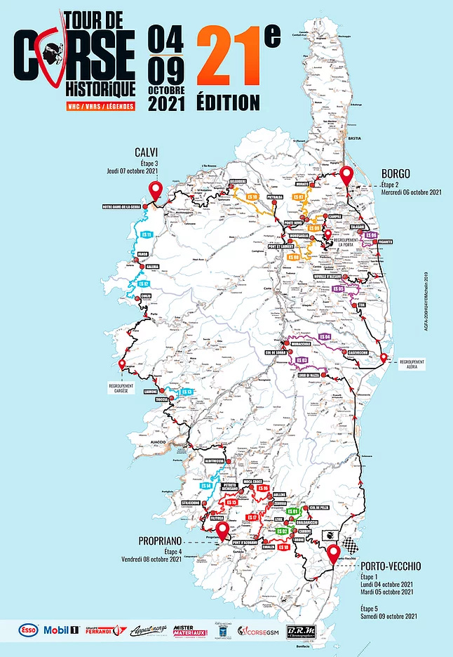 2021 - Tour de CORSE Historique  -catégorie VHC-  .Octobre 2021.  Fin 01/2022 Eab34f10