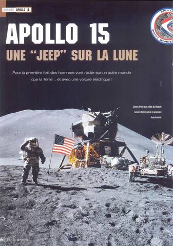 26 juillet 1971 - Apollo 15 - Une jeep sur la Lune