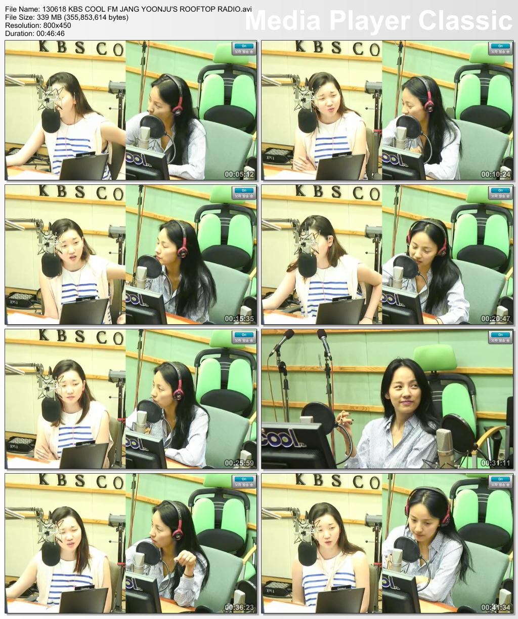 [DL][18.06.13] KBS COOL FM Jang Yoon Ju's Rooftop Radio 13061810