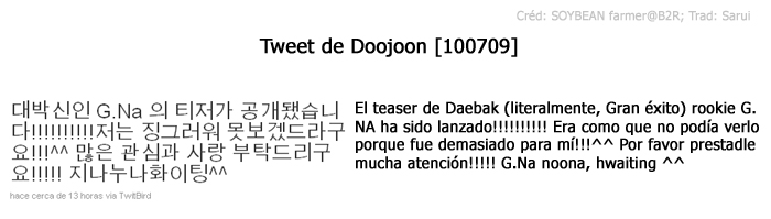 Actualización en Twitter de Doojoon + Cyworld de Yoseob y Hyunseung[100709-10] Dj0810