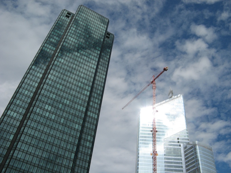 Démontage de la grue à tour de la Tour First (La Défense) Photo_65