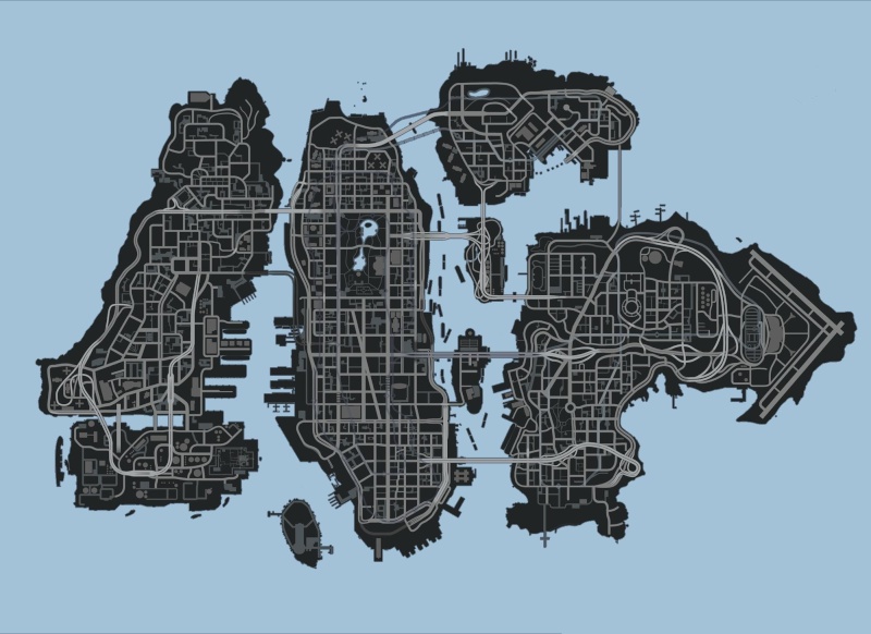 La Carte de Liberty City Map2311