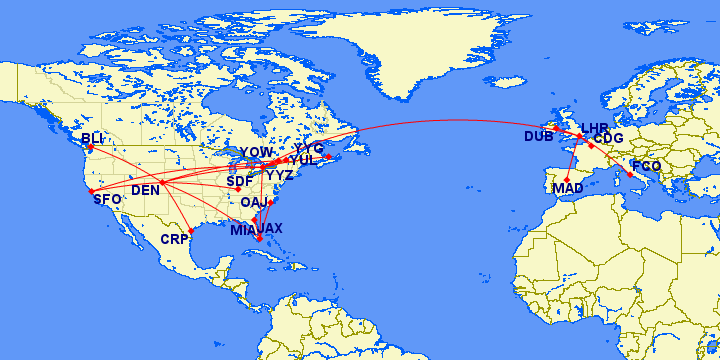 Travel Air news Map410