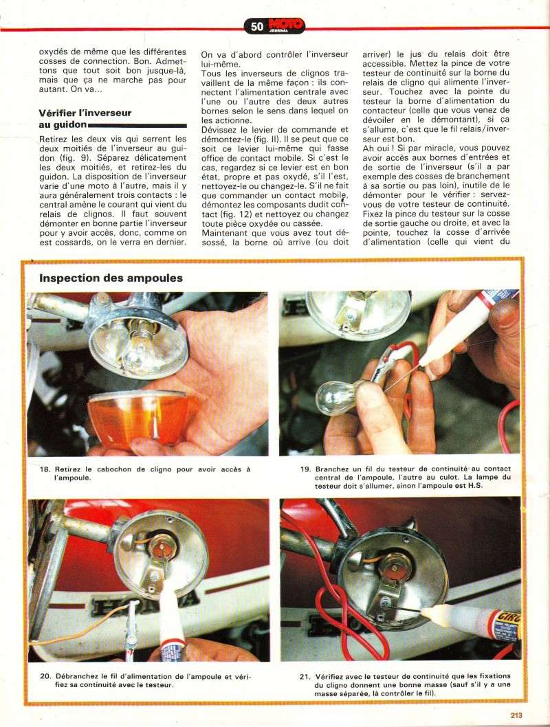 Eclairage : Articles De Presse : Moto Journal n° 537 - 1981 (Leçon de dépannage clignotants)  Mj_cli15