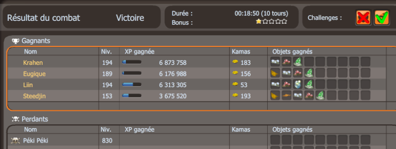 Screens de drop/xp des crevettes !  - Page 2 Peki310