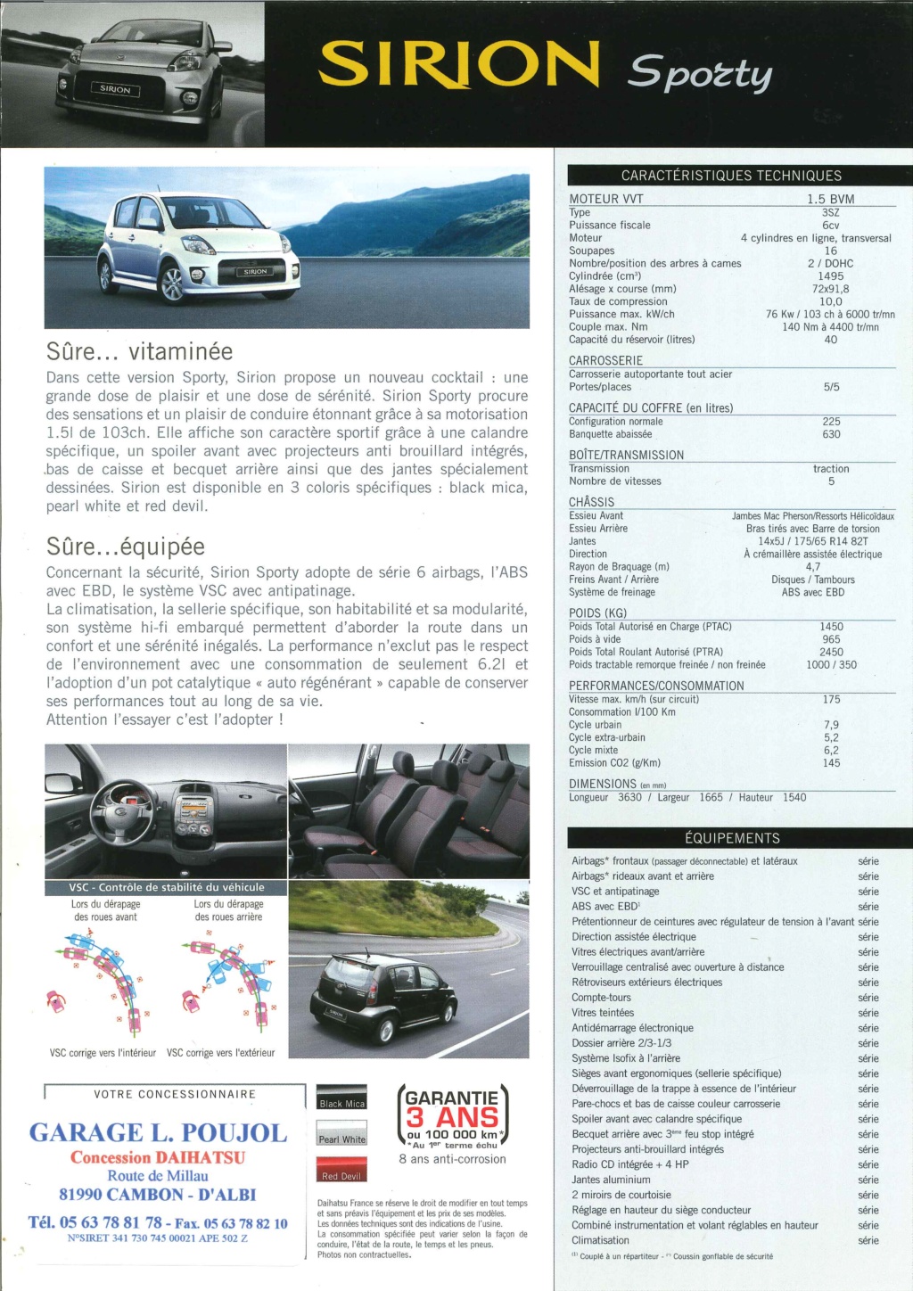Documentation commerciale Sirion 2004-2013 20191113