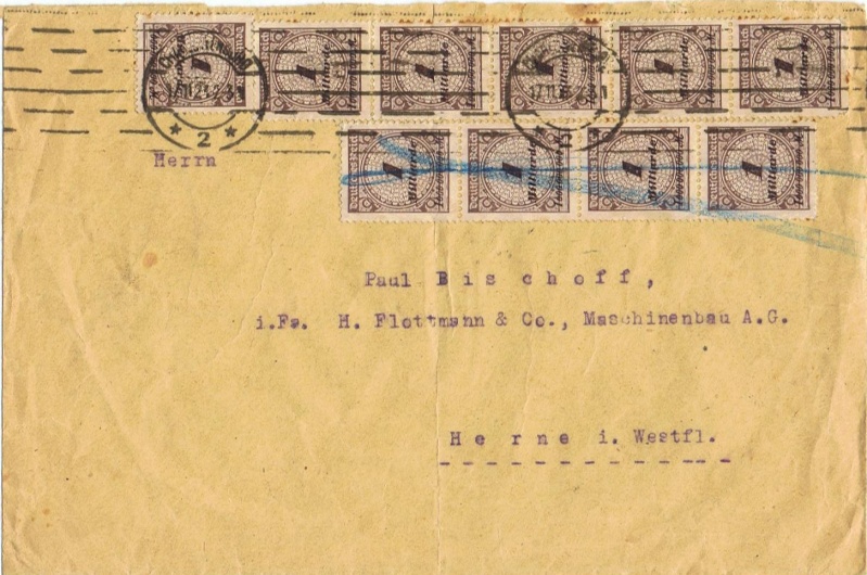 Deutsches Reich Juli 1919 bis November 1923 Weimarer Republik - Inflation 325_a_10
