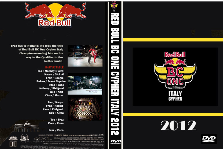 Red Bull Bc One Italy Cypher 2012 DVD Redbul10