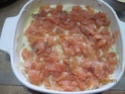 purée de pommes de terre au saumon rose gratinées.photos. Macmao21