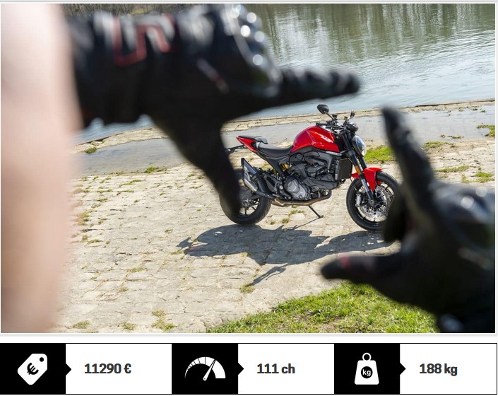 Essai Ducati Monster 2021 (A2) : Bologne recadre son roadster 82110