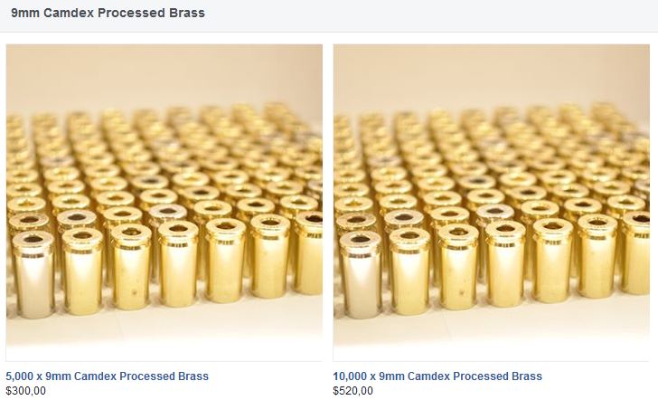 Douille 9mm traité camdex Brass_11