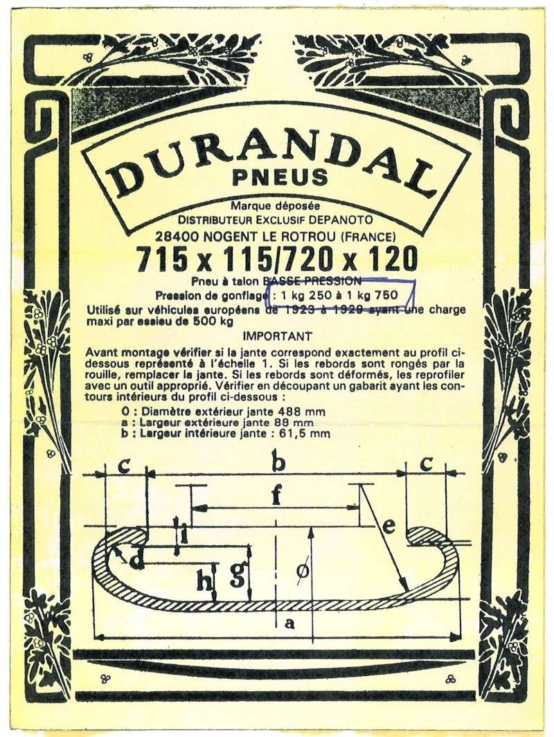 Pression des pneus Durand11