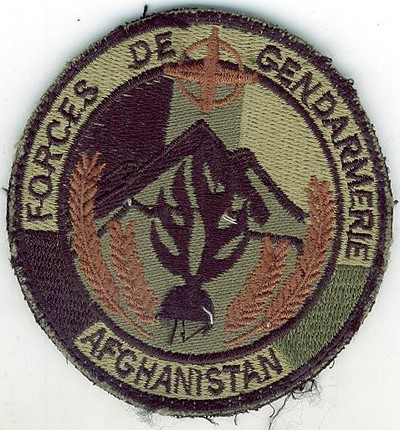 French Gendarmerie Force Patches in Afghanistan Gend0010