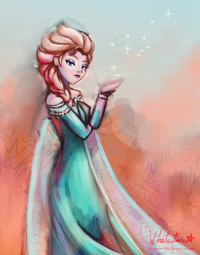 [Fan arts] La Reine des Neiges Elsa_b10